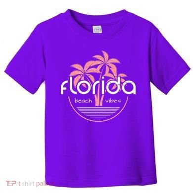 Florida Beach Vibes Retro  Toddler T-Shirt