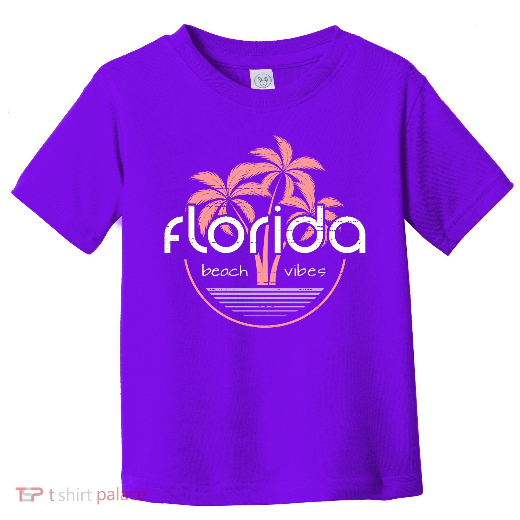 Florida Beach Vibes Retro  Toddler T-Shirt