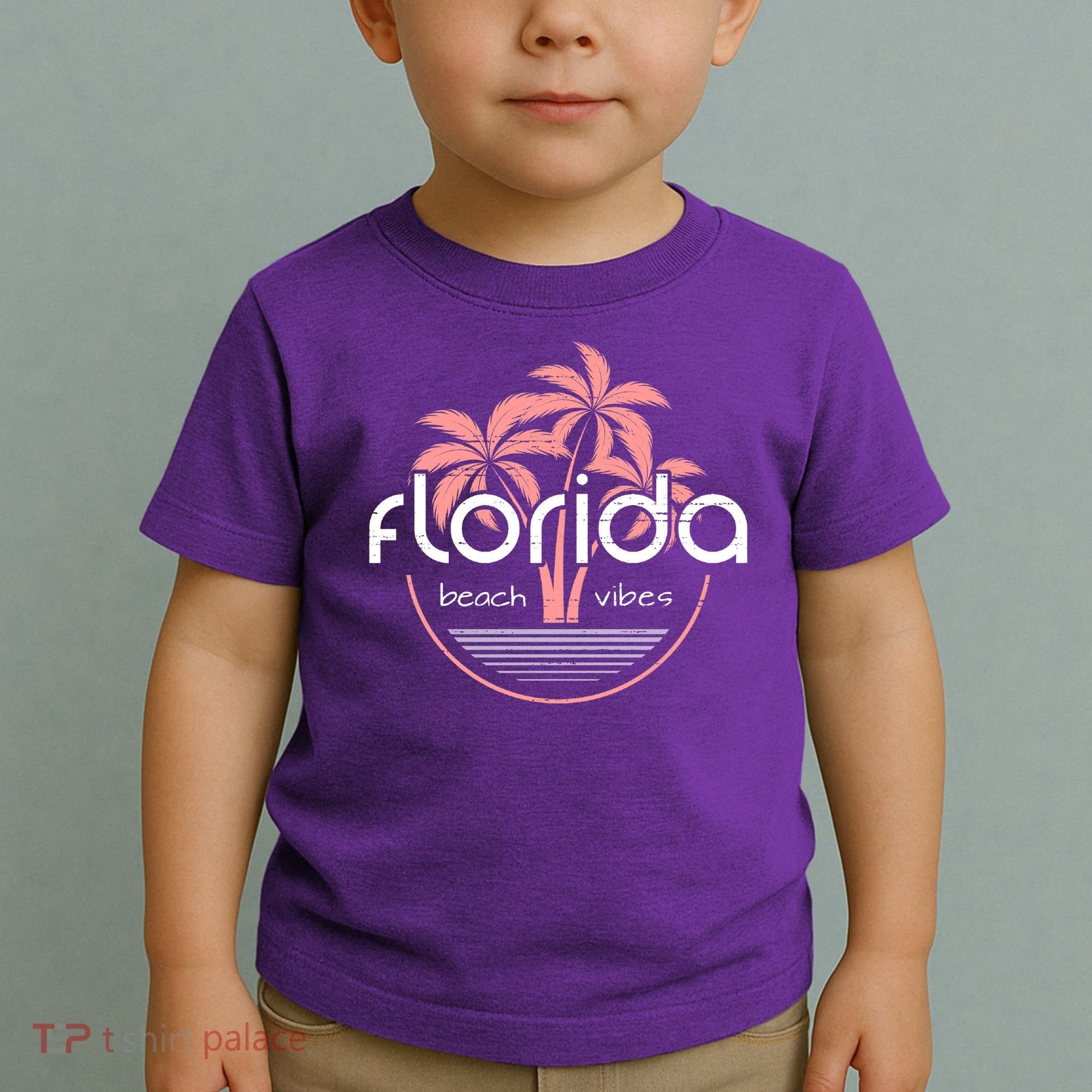 Florida Beach Vibes Retro  Toddler T-Shirt