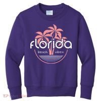 Florida Beach Vibes Retro  Kids Sweatshirt thumb 0