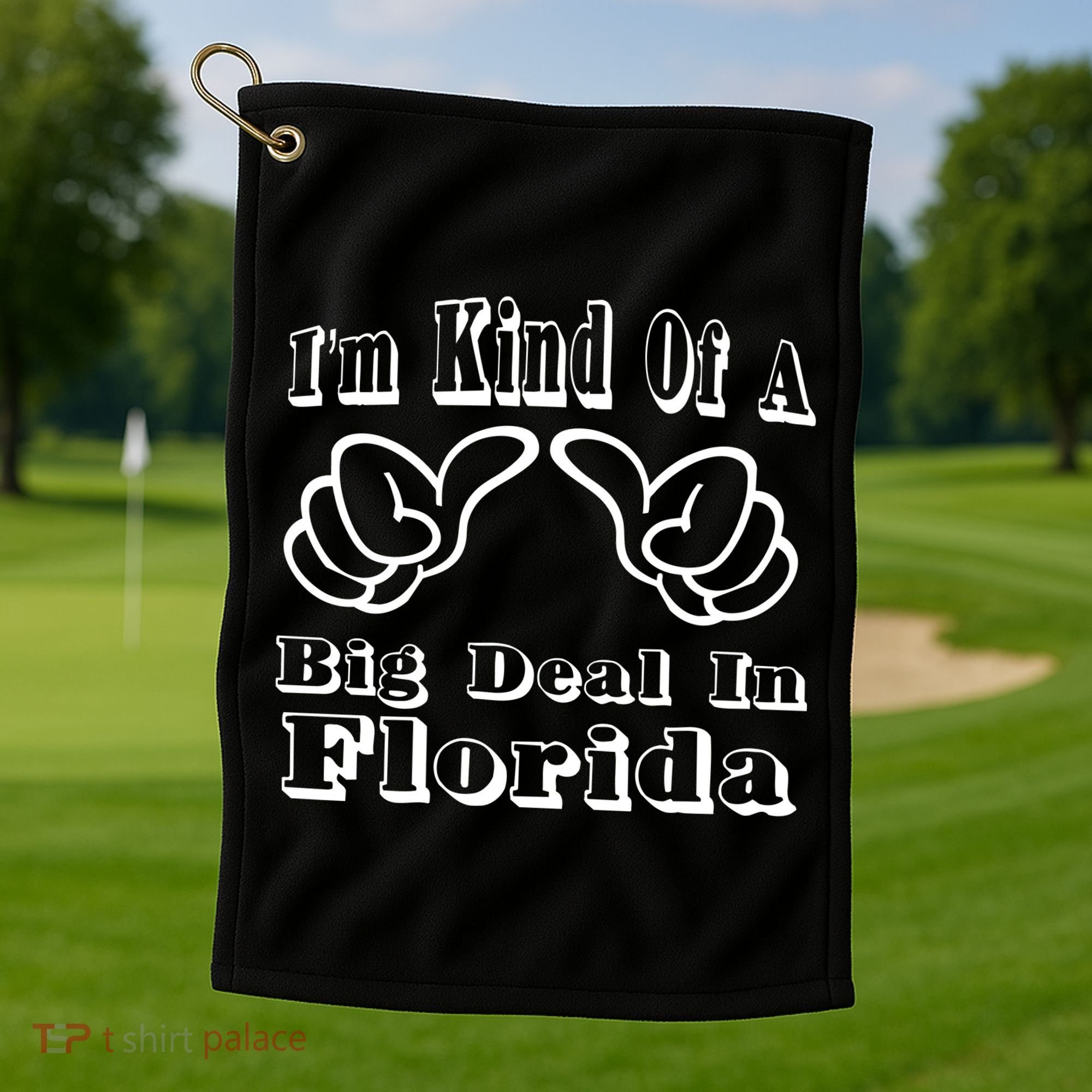 Florida Big Deal Golf Towel