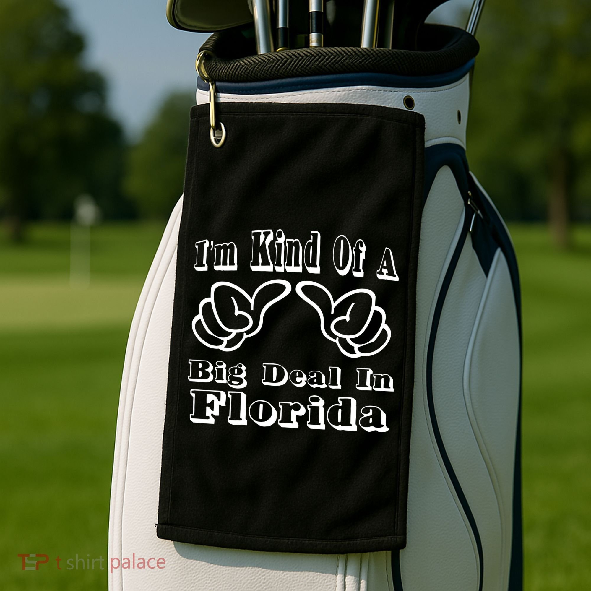 Florida Big Deal Golf Towel