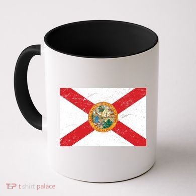 Florida Flag Distressed Vintage Coffee Mug