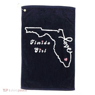Florida Girl Golf Towel