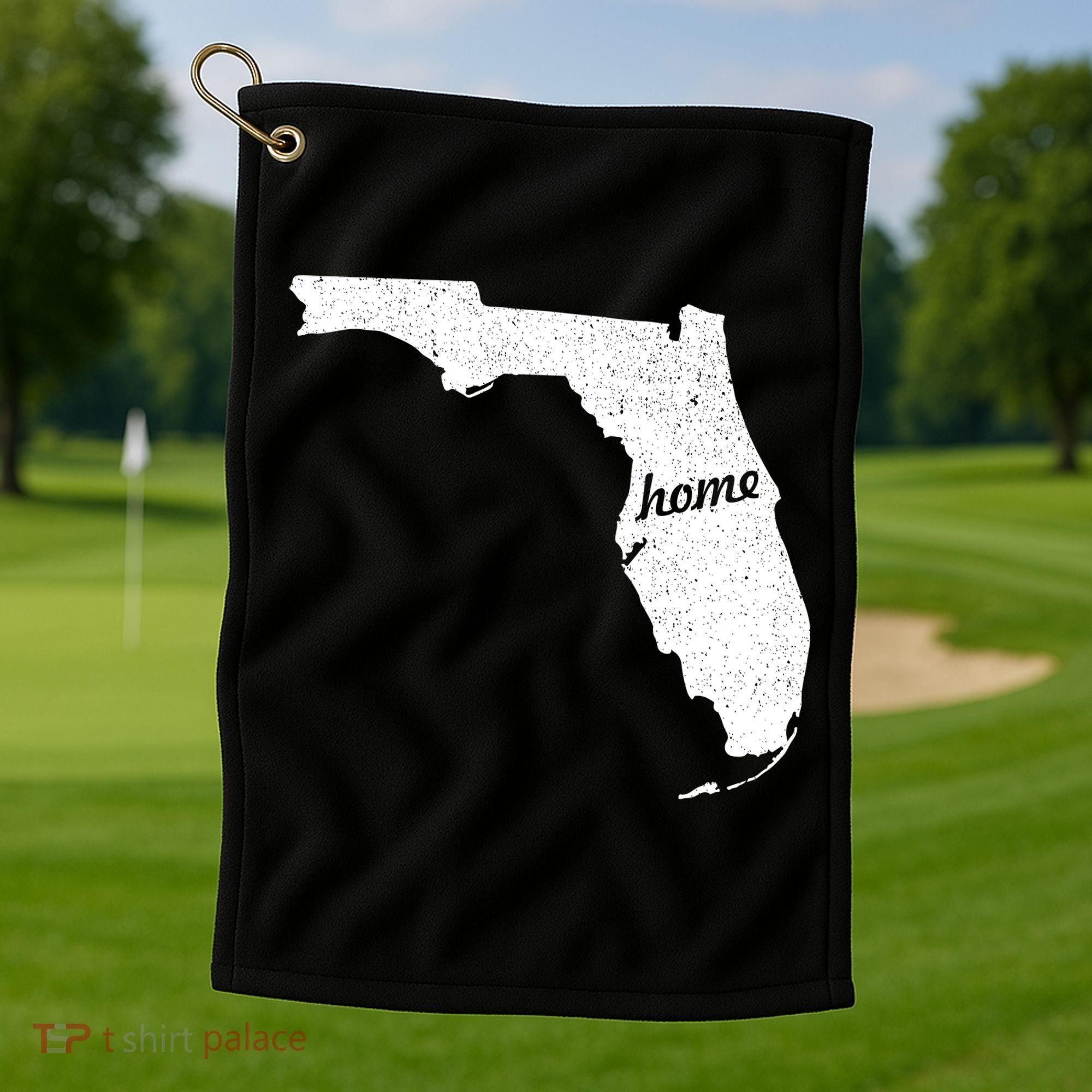 Florida Home State Golf Towel