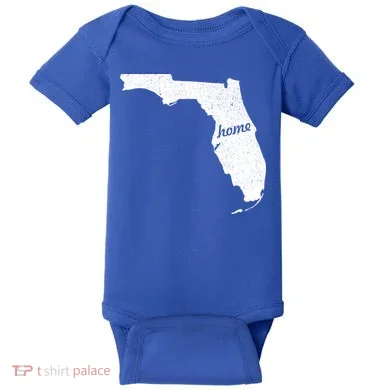 Florida Home State Baby Bodysuit