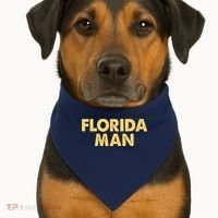 Florida Man Meme USA-Made Doggie Bandana thumb 1