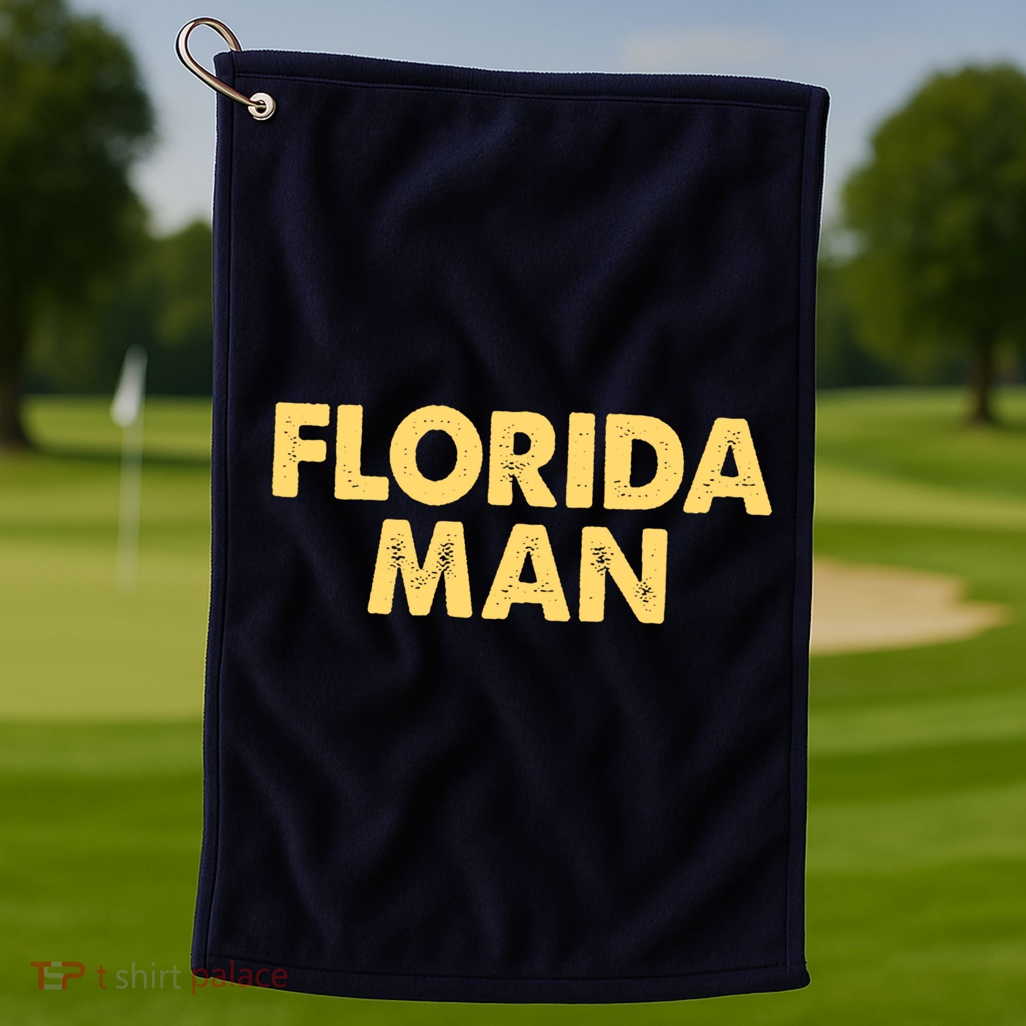 Florida Man Meme Golf Towel