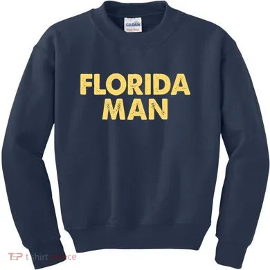 Florida Man Meme Kids Sweatshirt