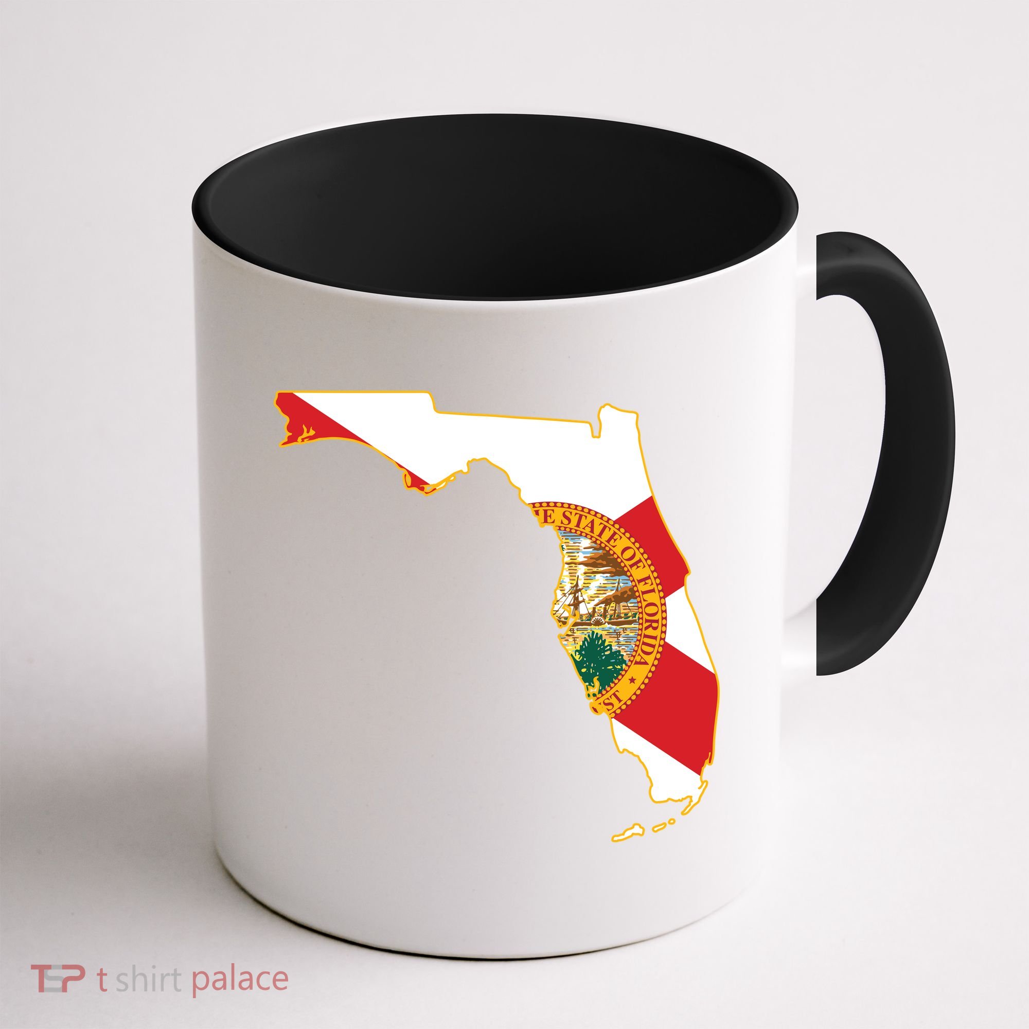 Florida Map State Flag Coffee Mug