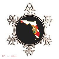 Florida Map State Flag Ornament thumb 0
