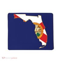 Florida Map State Flag Mousepad thumb 0