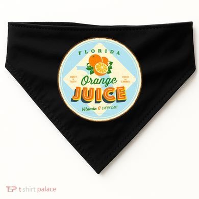 Florida Orange Juice Vitamin C Everyday USA-Made Doggie Bandana