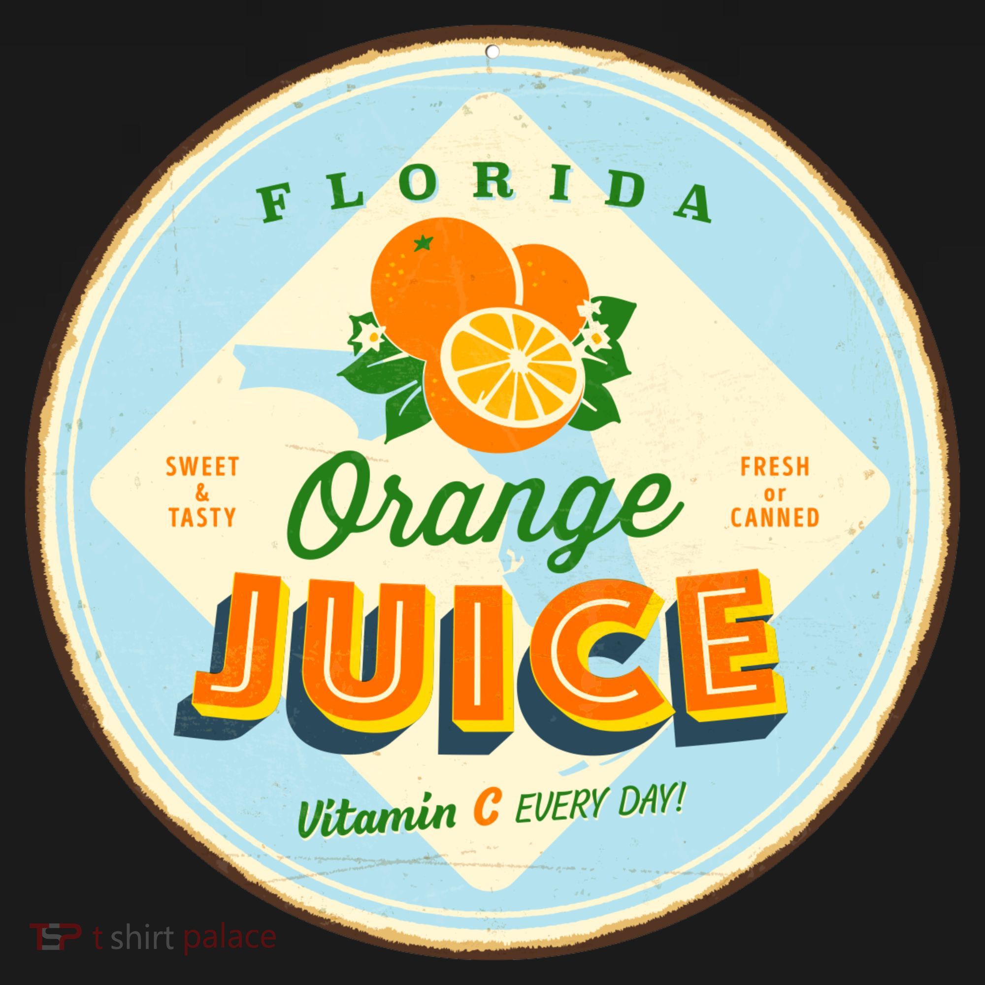 Florida Orange Juice Vitamin C Everyday Apron