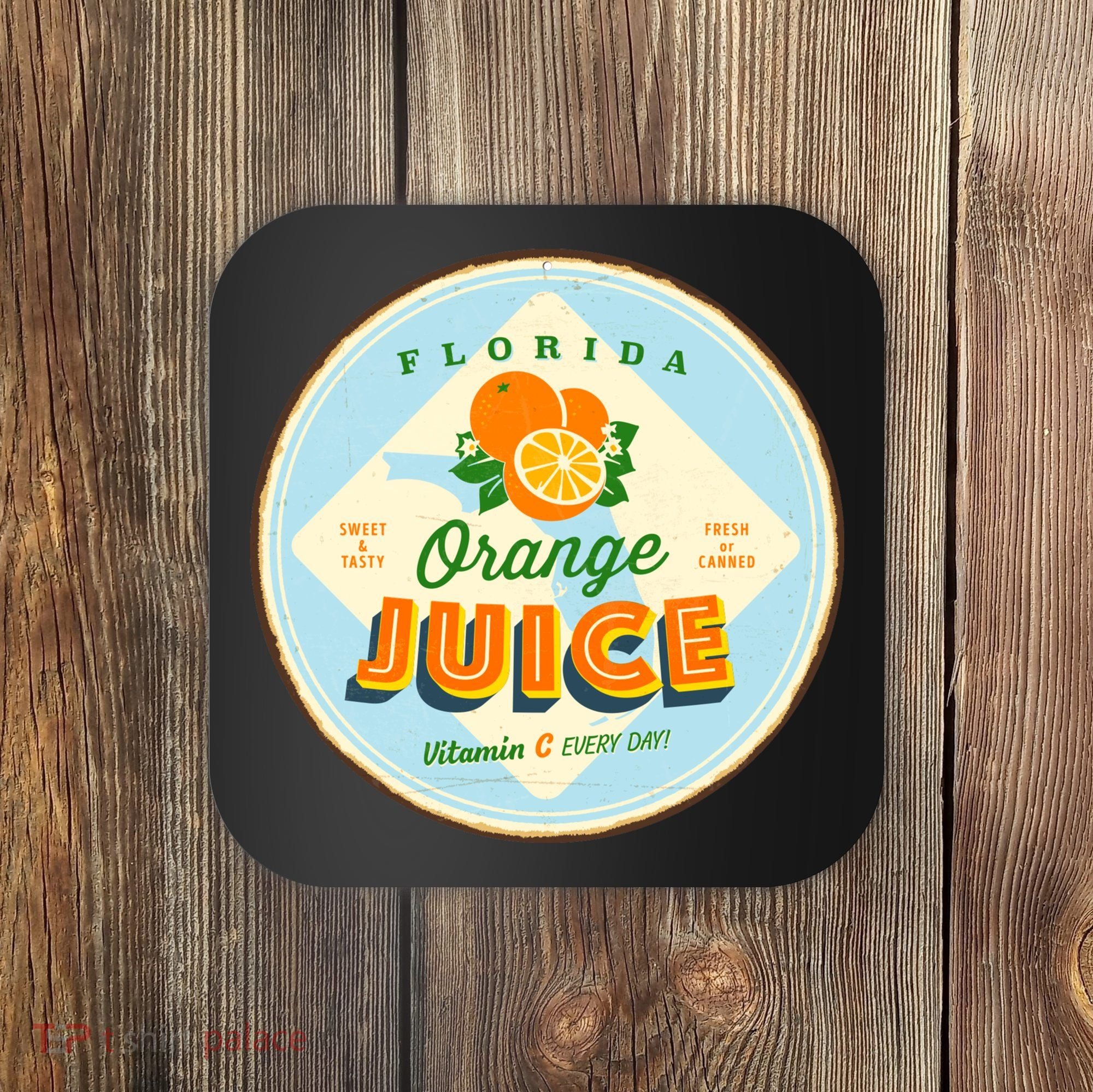 Florida Orange Juice Vitamin C Everyday Coaster