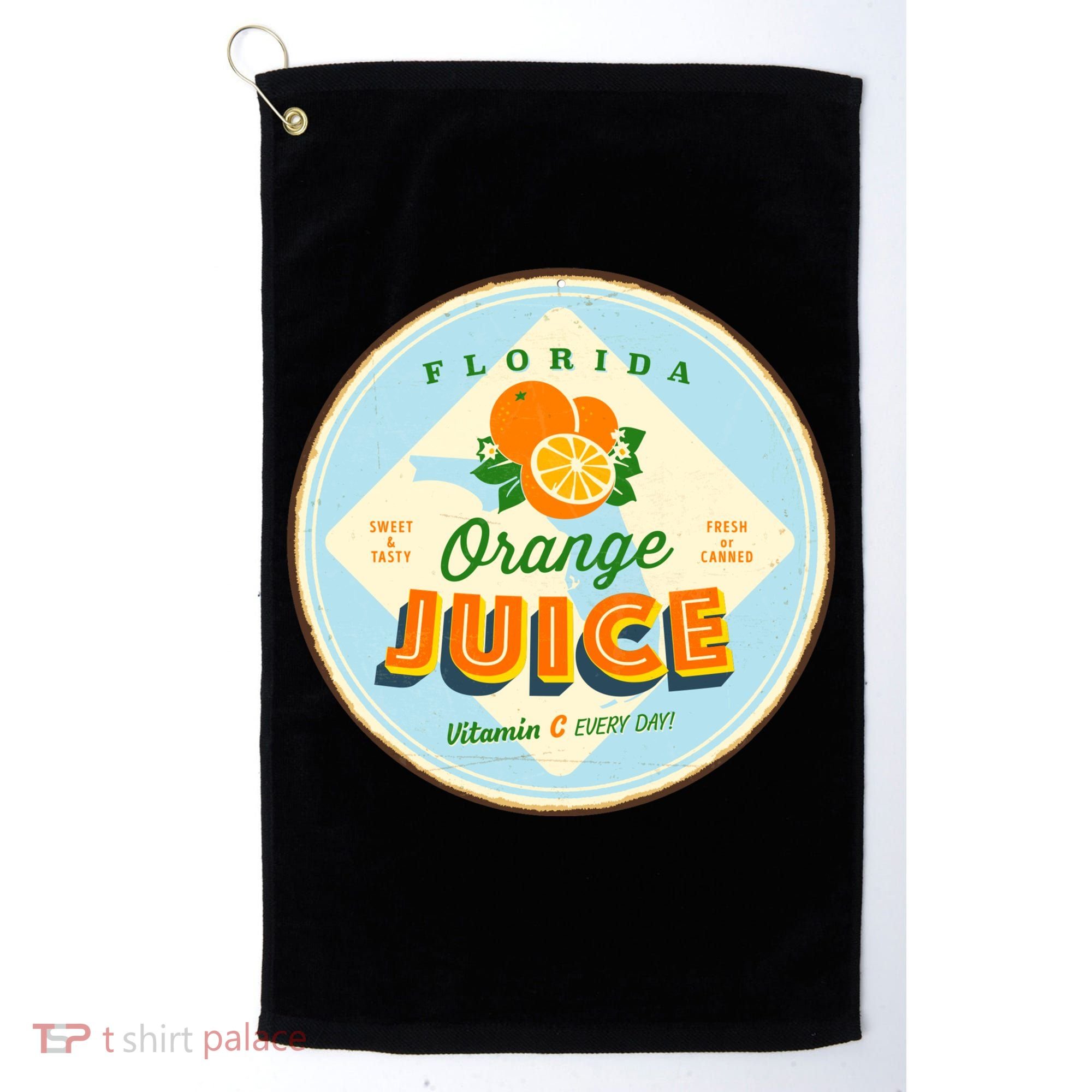 Florida Orange Juice Vitamin C Everyday Golf Towel