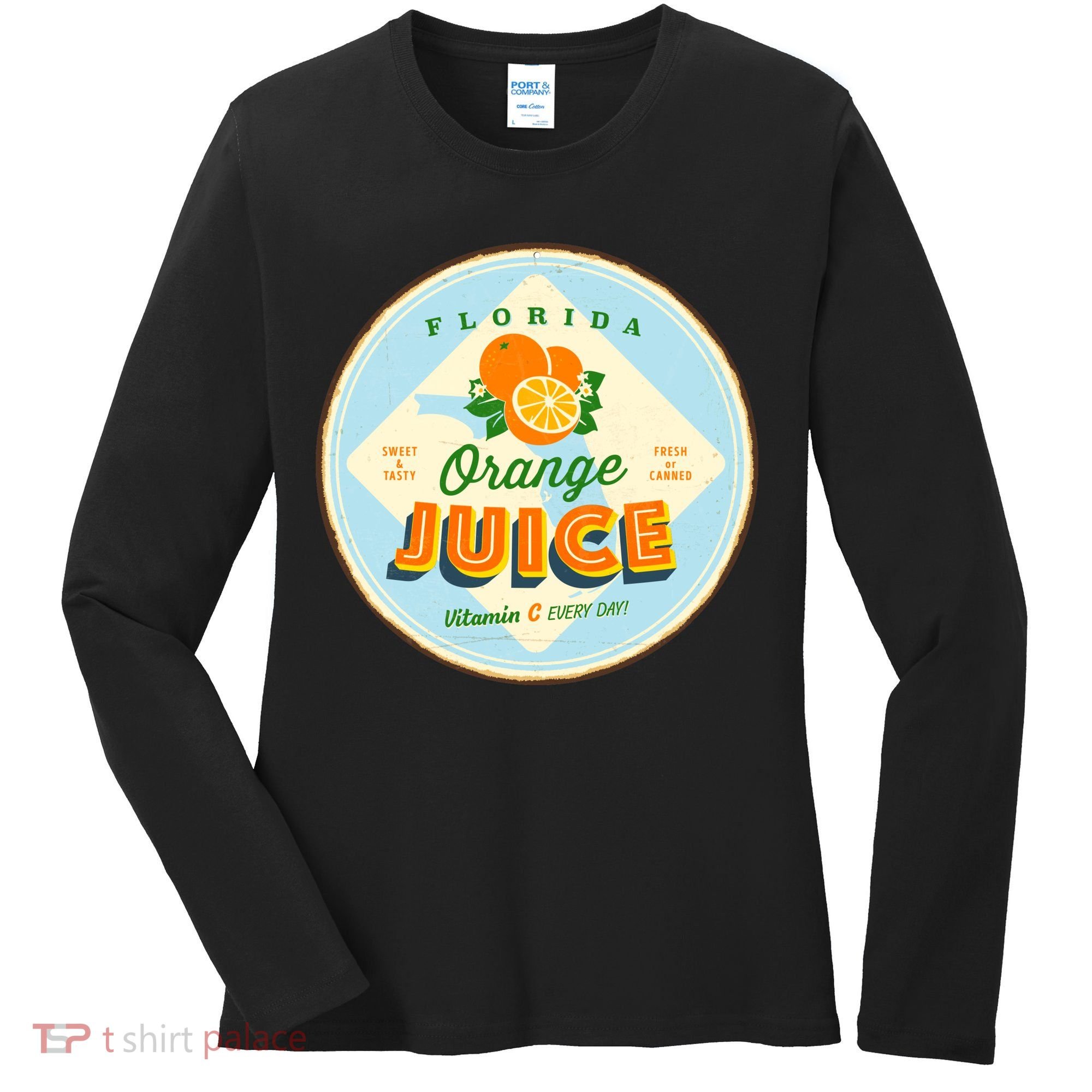 Florida Orange Juice Vitamin C Everyday Women's Long Sleeve Shirt
