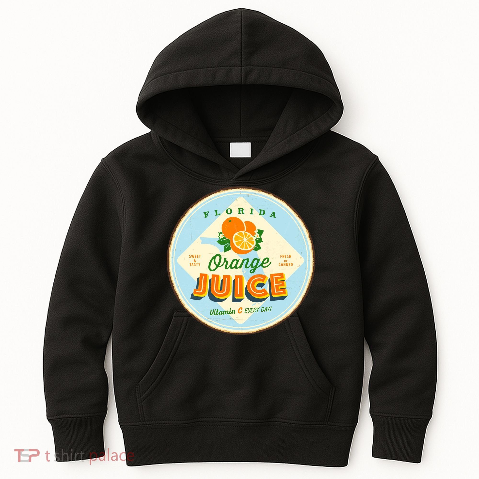 Florida Orange Juice Vitamin C Everyday Kids Hoodie