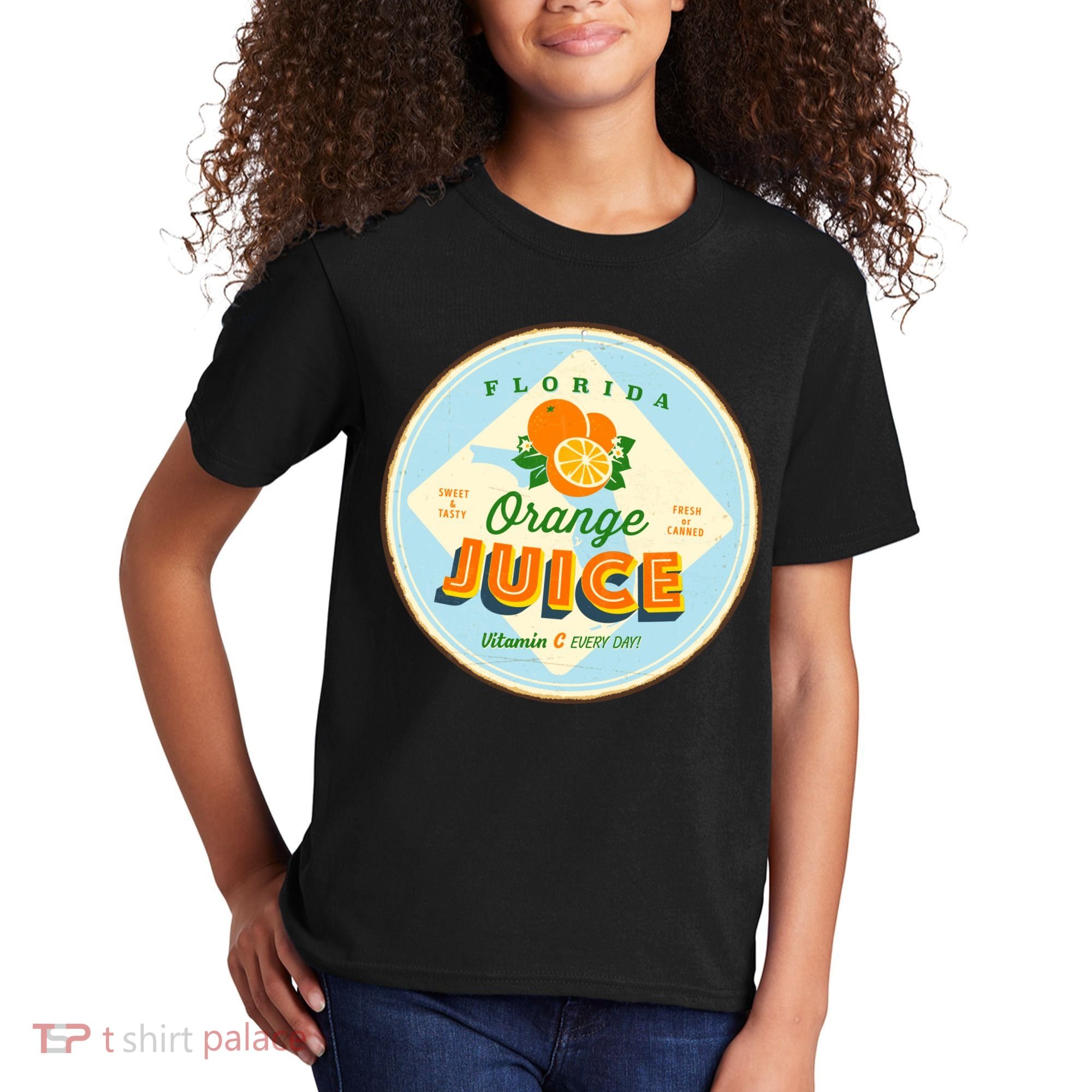 Florida Orange Juice Vitamin C Everyday Kids T-Shirt