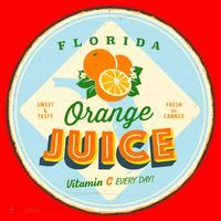 Florida Orange Juice Vitamin C Everyday Santa Hat thumb 1
