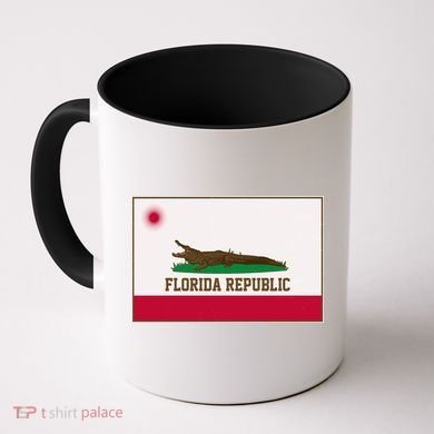 Florida Republic Vintage Alligator Flag Coffee Mug