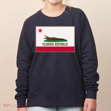 Florida Republic Vintage Alligator Flag Women's Sweatshirt