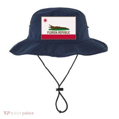 Florida Republic Vintage Alligator Flag Bucket Hat