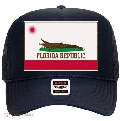 Florida Republic Vintage Alligator Flag Hat