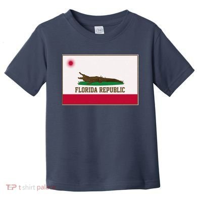 Florida Republic Vintage Alligator Flag Toddler T-Shirt