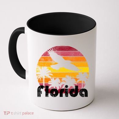 Florida Retro Sunset Coffee Mug