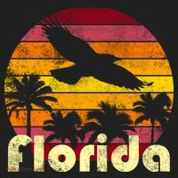 Florida Retro Sunset Tumbler thumb 3