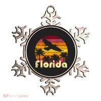 Florida Retro Sunset Ornament thumb 0