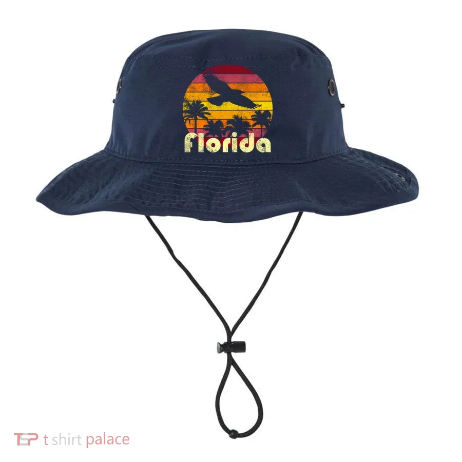 Florida Retro Sunset Bucket Hat