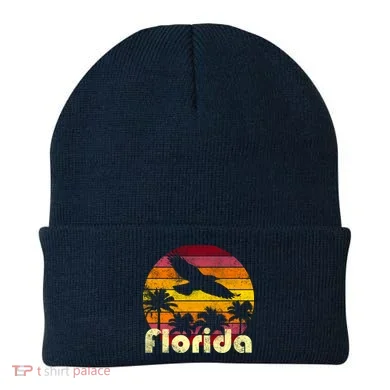 Florida Retro Sunset Beanie