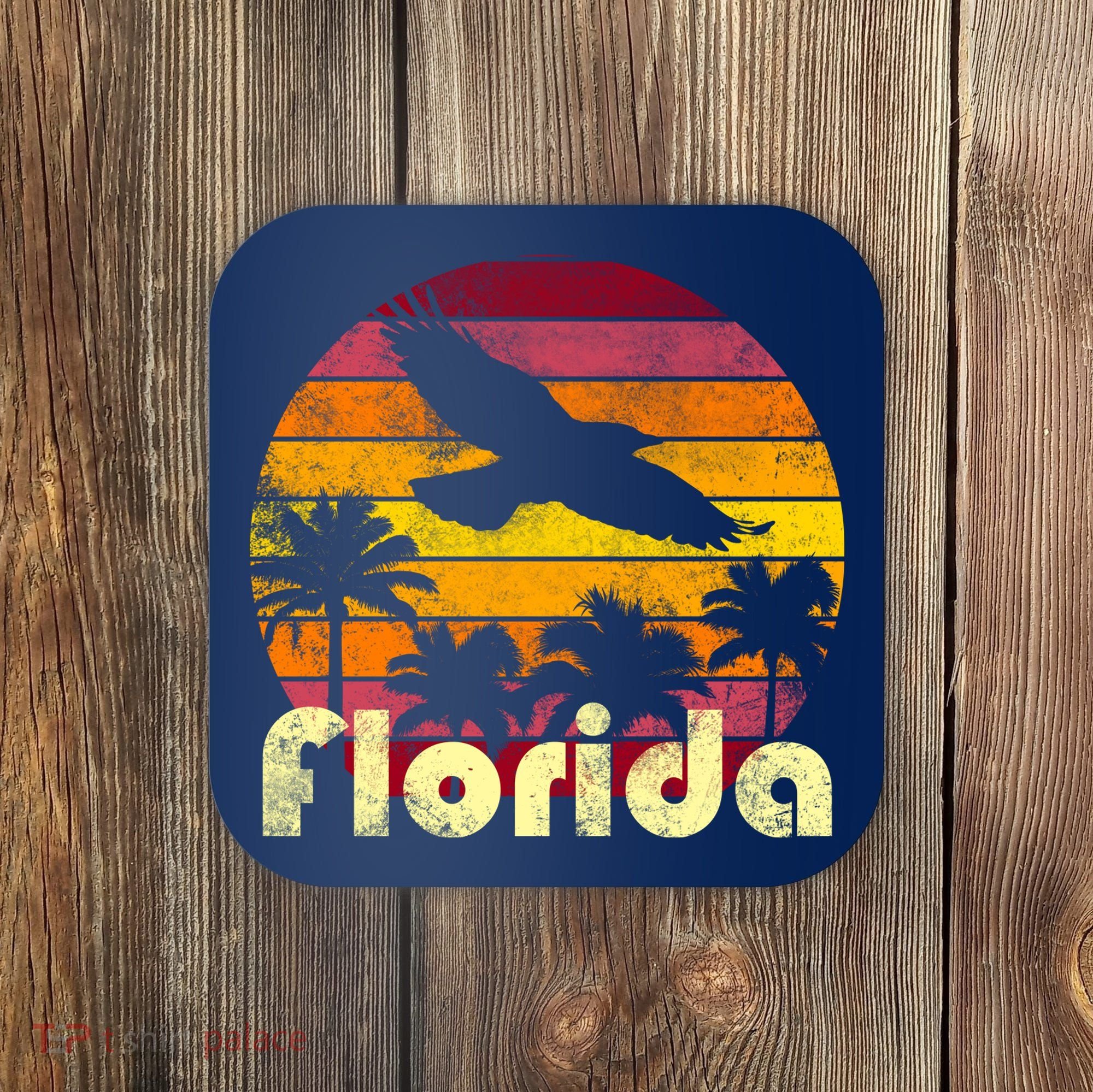 Florida Retro Sunset Coaster