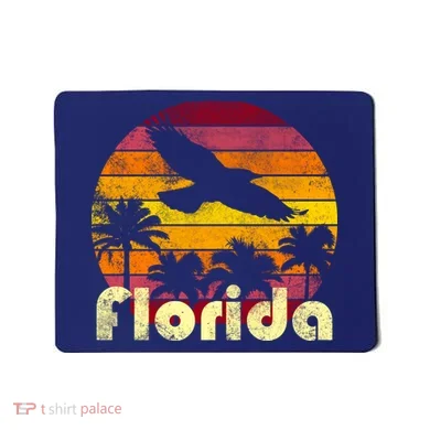 Florida Retro Sunset Mousepad