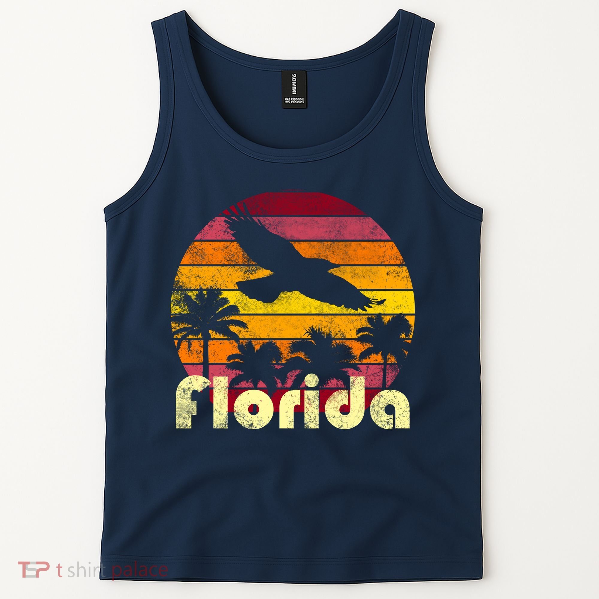 Florida Retro Sunset Tank Top