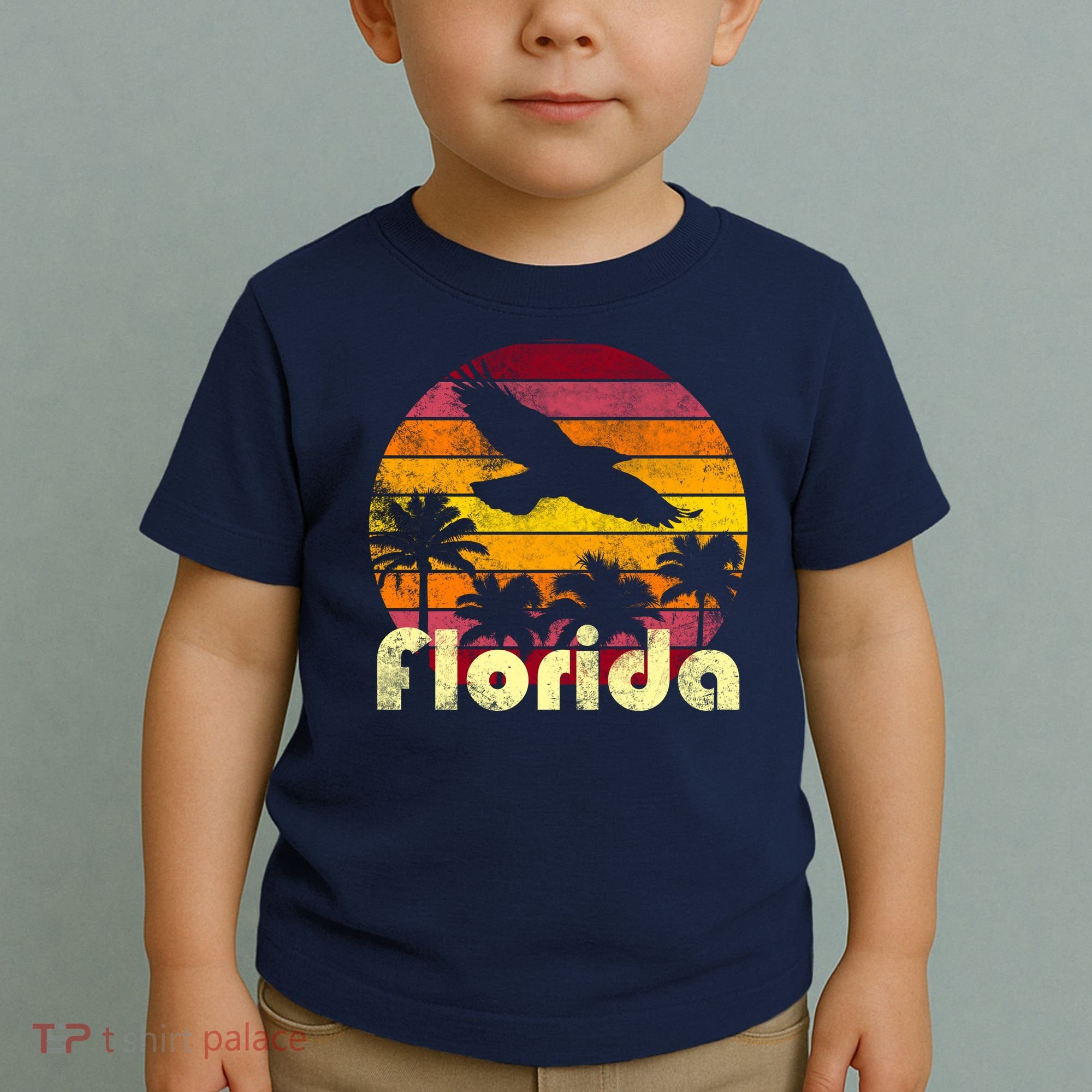 Florida Retro Sunset Toddler T-Shirt