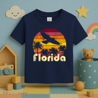 Florida Retro Sunset Toddler T-Shirt thumb 3