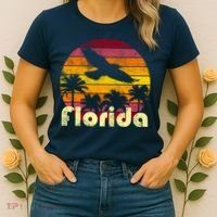 Florida Retro Sunset Women's T-Shirt thumb 2