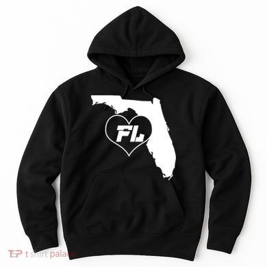 Florida State FL Heart Hoodie