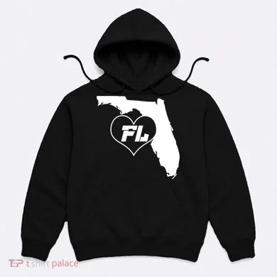 Florida State FL Heart Hoodie
