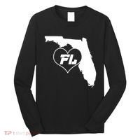 Florida State FL Heart Long Sleeve Shirt thumb 0