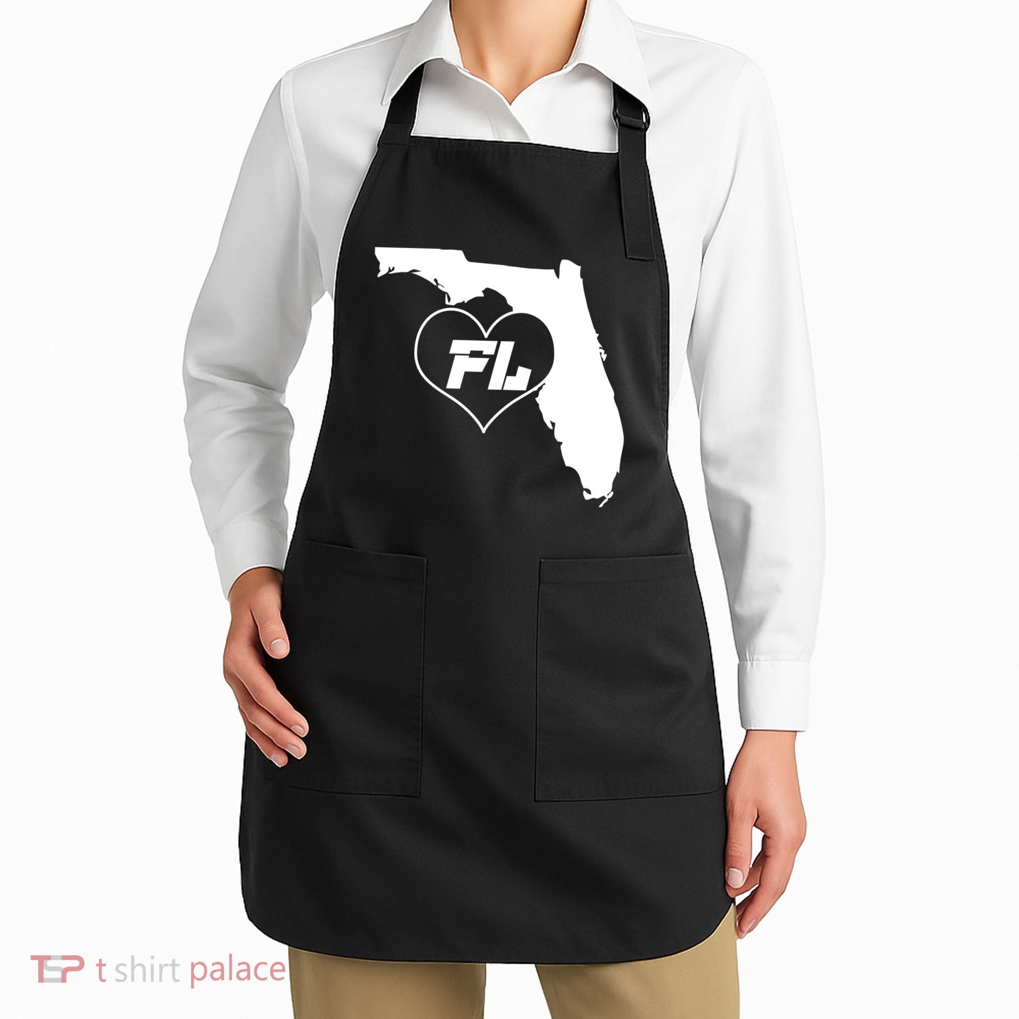 Florida State FL Heart Apron