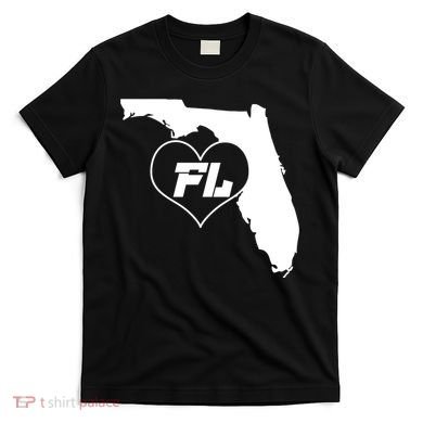 Florida State FL Heart T-Shirt