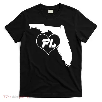 Florida State FL Heart T-Shirt