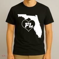 Florida State FL Heart T-Shirt thumb 3