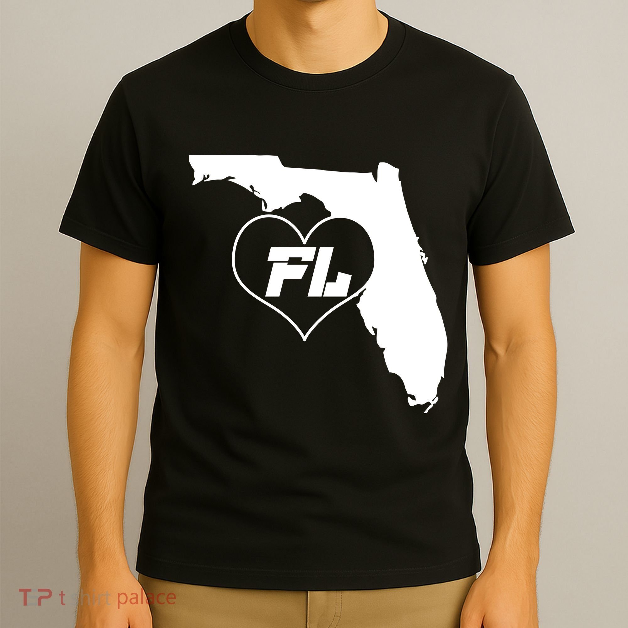 Florida State FL Heart T-Shirt