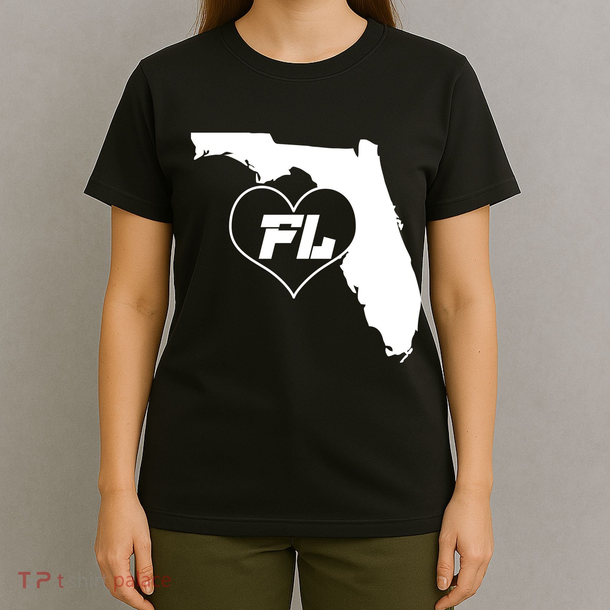 Florida State FL Heart T-Shirt