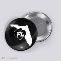 Florida State FL Heart Button thumb 0